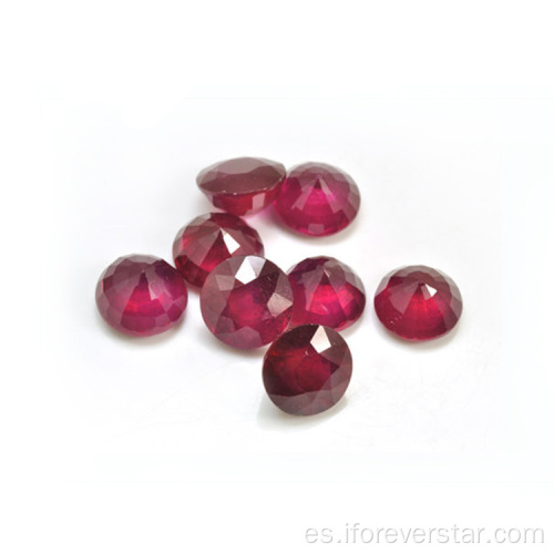 Venta al por mayor 10 * 8mm forma ovalada natural Ruby Mozambique